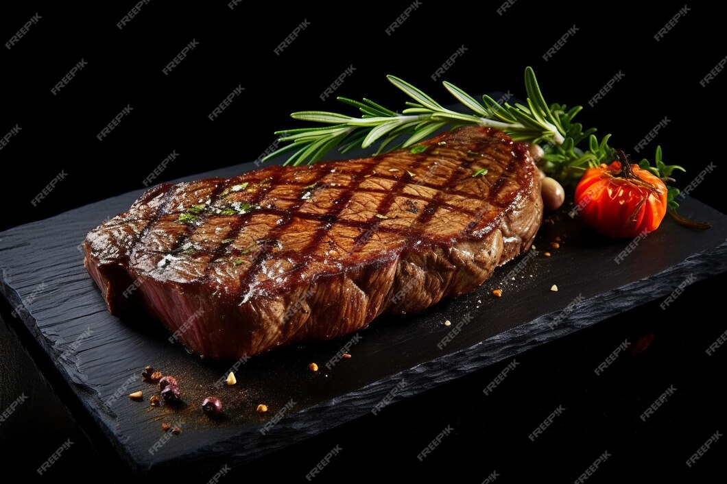 Grilled beef steak