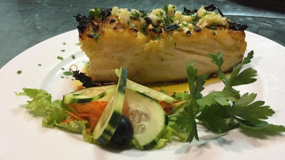 grilled codfish